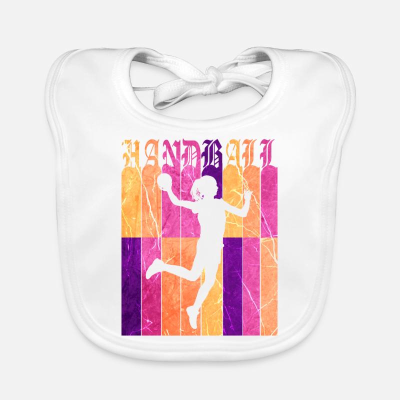 I Can't Have Handball - Handball Evolution Organic Baby Bibs