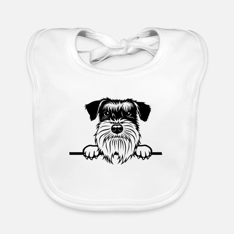 Süßer Schnauzer Baby Bio-Lätzchen