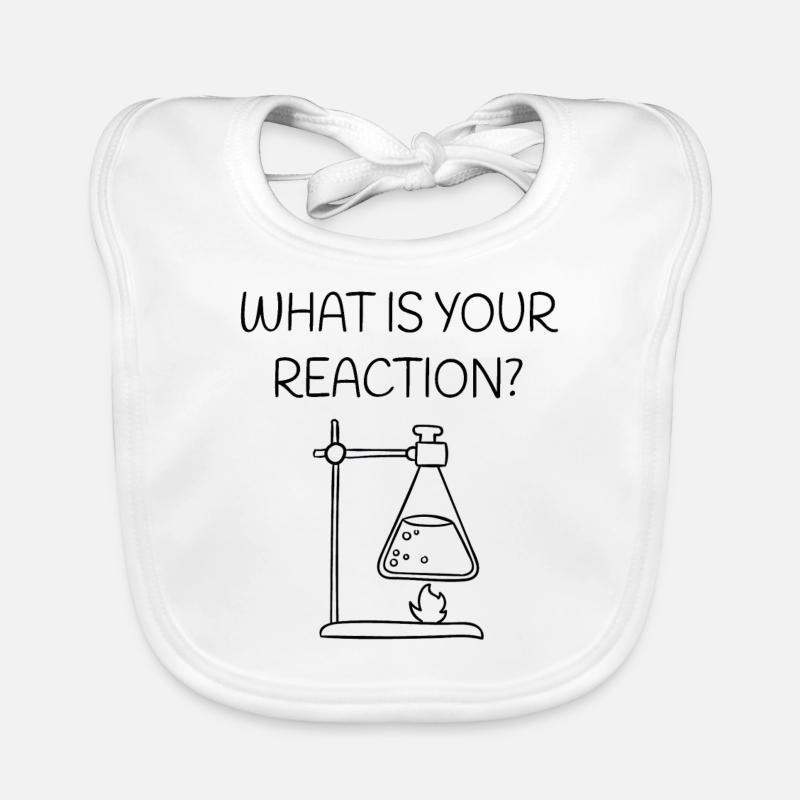 Chimie Réaction Proverbe Bavoir bio Bébé
