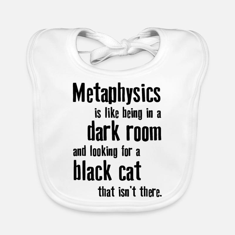 Metaphysics Phrases Philosophy Organic Baby Bibs