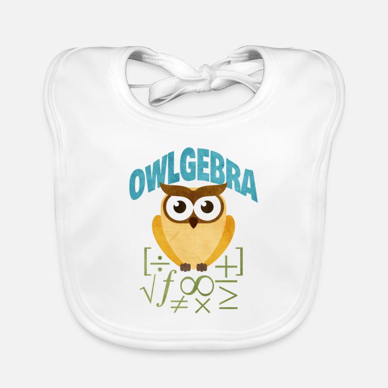 Mathematics Organic Baby Bibs