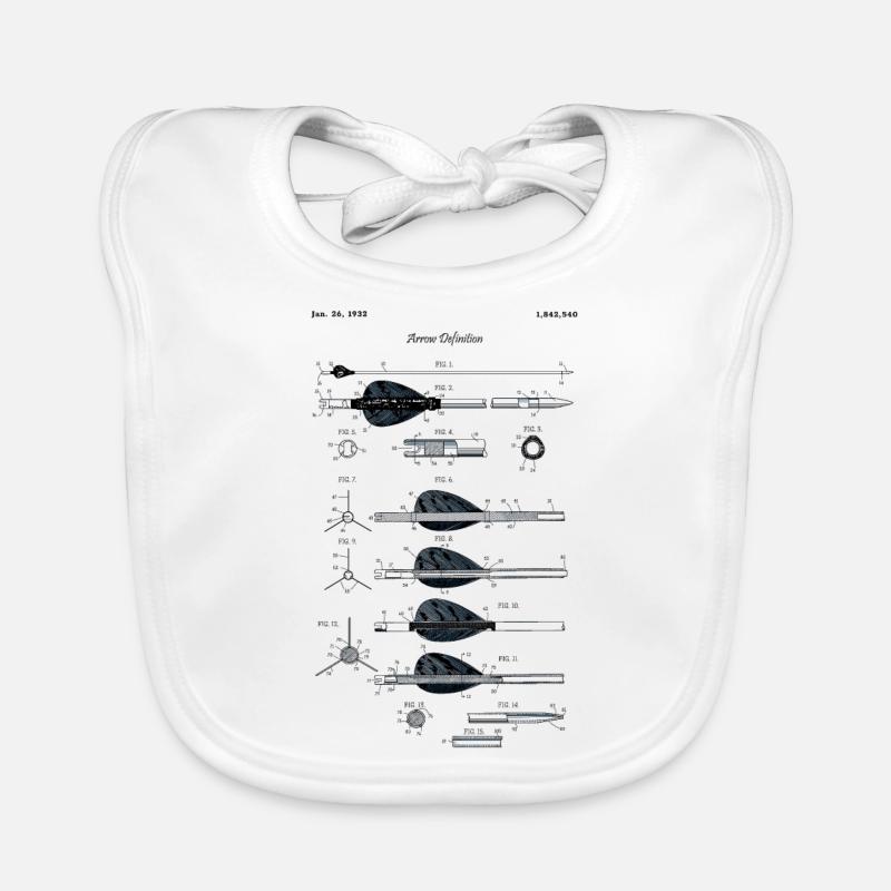 Tir à l’arc Définition Flèche Bavoir bio Bébé