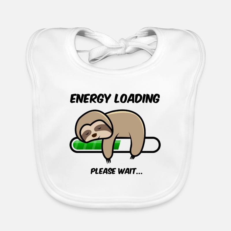 Sloth energy loading... please wait Organic Baby Bibs