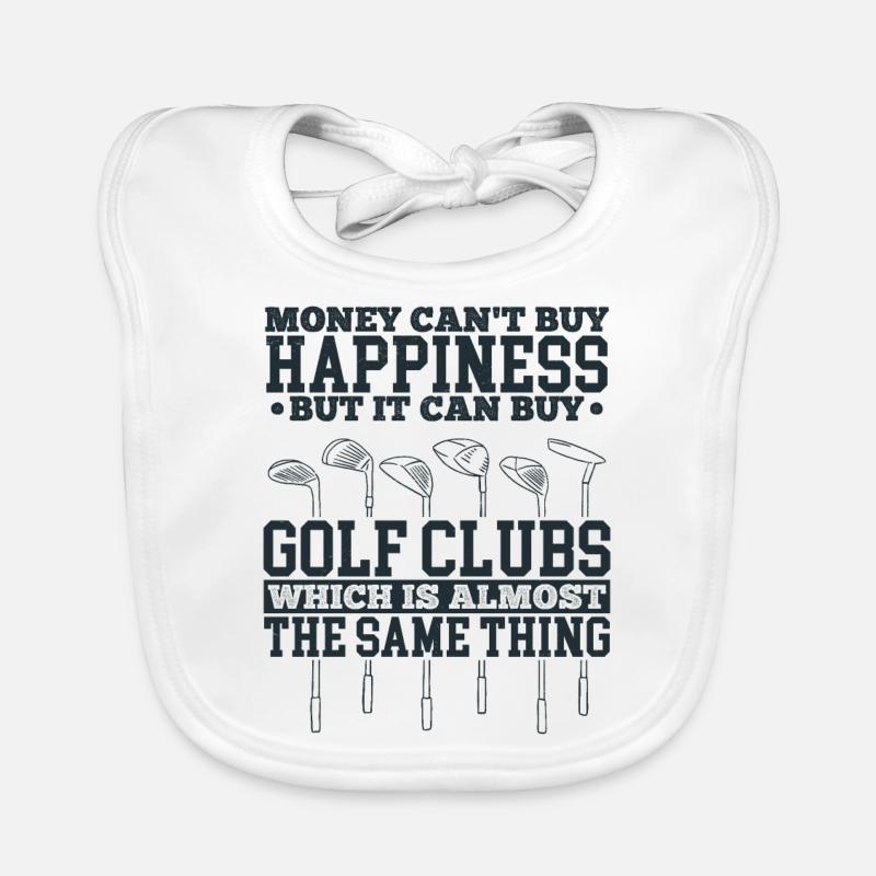 Golfer Baby Bio-Lätzchen