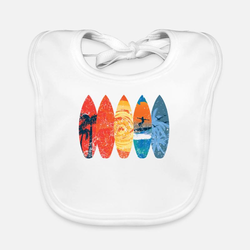 Surfers Organic Baby Bibs