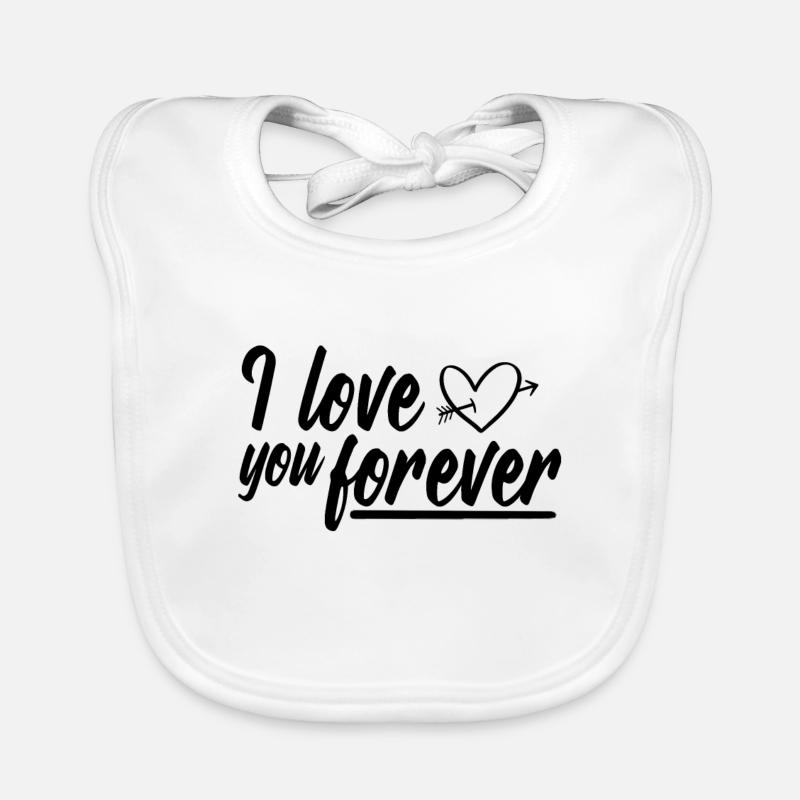 Saint-Valentin cadeau Bavoir bio Bébé