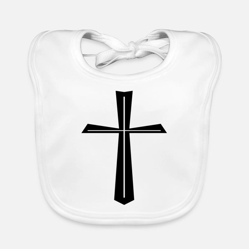 Croix Croix Religion Bavoir bio Bébé
