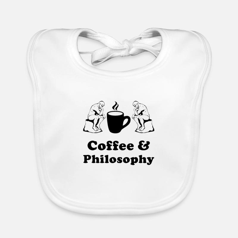 Coffee and Philosophy Organic Baby Bibs