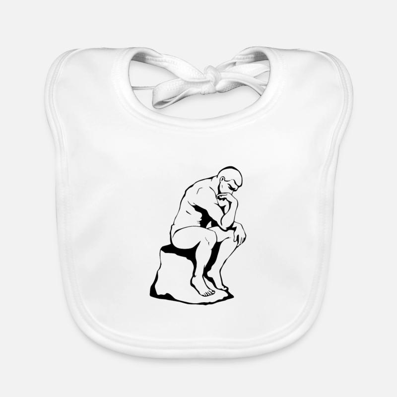 Philosophen-Denker Baby Bio-Lätzchen