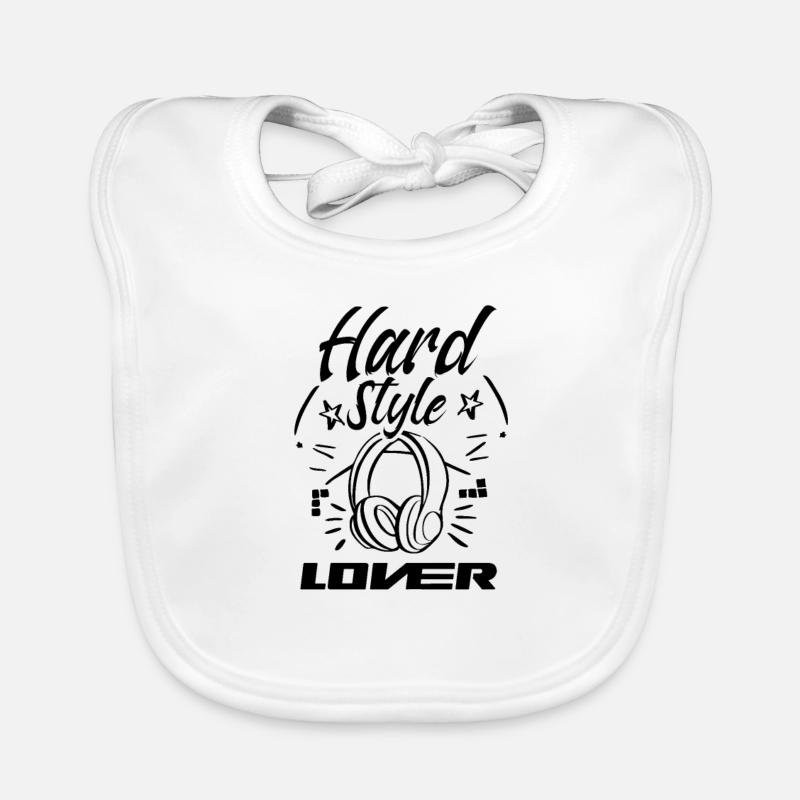 Hardstyle Hard Style Musique Techno Électro Bavoir bio Bébé