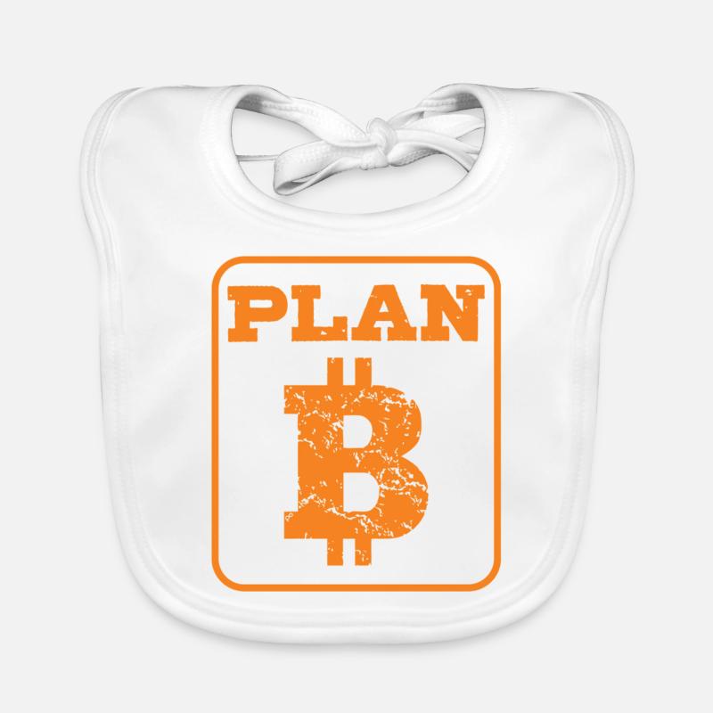 Bitcoin est notre plan B Bavoir bio Bébé