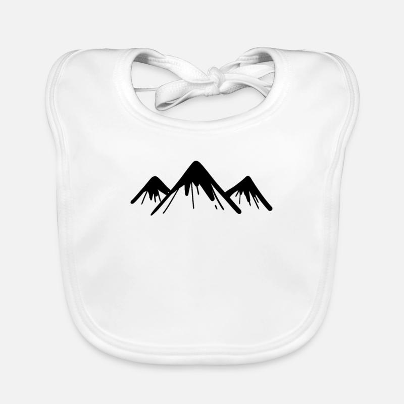 Mountain Mountains Organic Baby Bibs