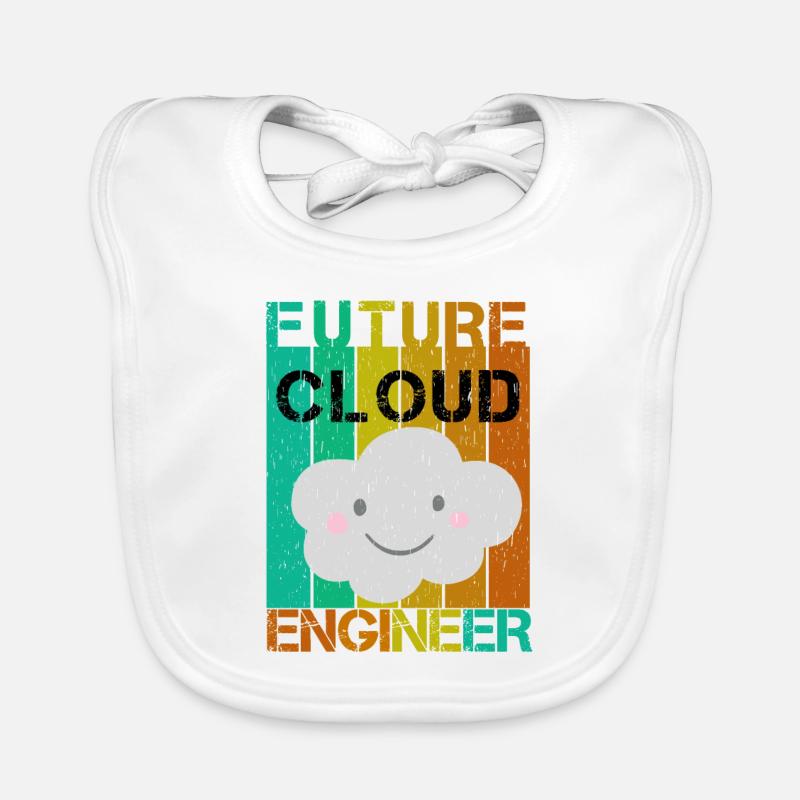 FUTUR INGÉNIEUR CLOUD Bavoir bio Bébé