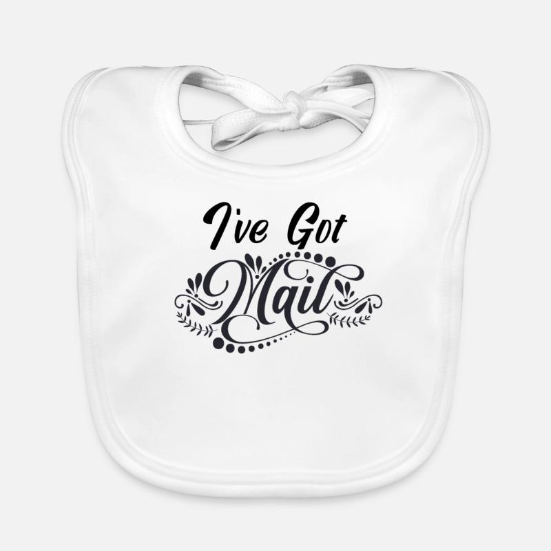 I've got mail Organic Baby Bibs