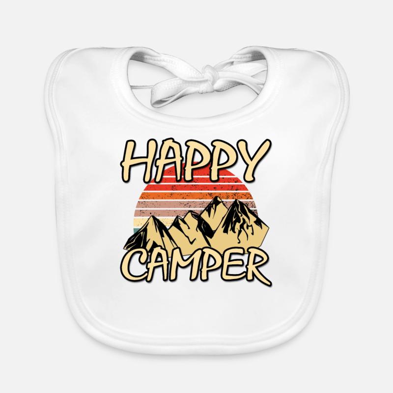 glücklich Camper Baby Bio-Lätzchen