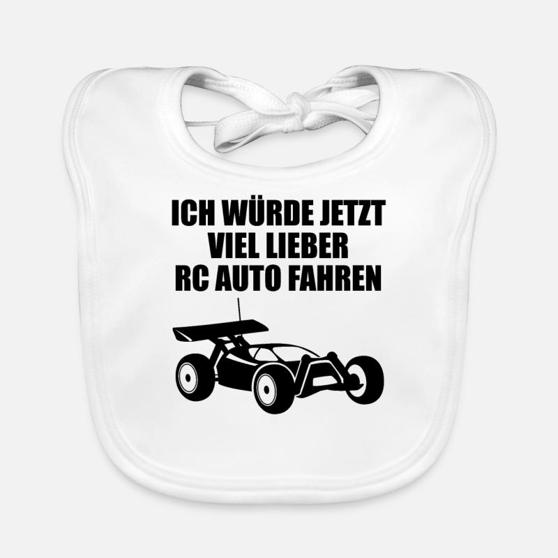 Modellauto RC Auto Car Modellbau Spruch Geschenk Baby Bio-Lätzchen