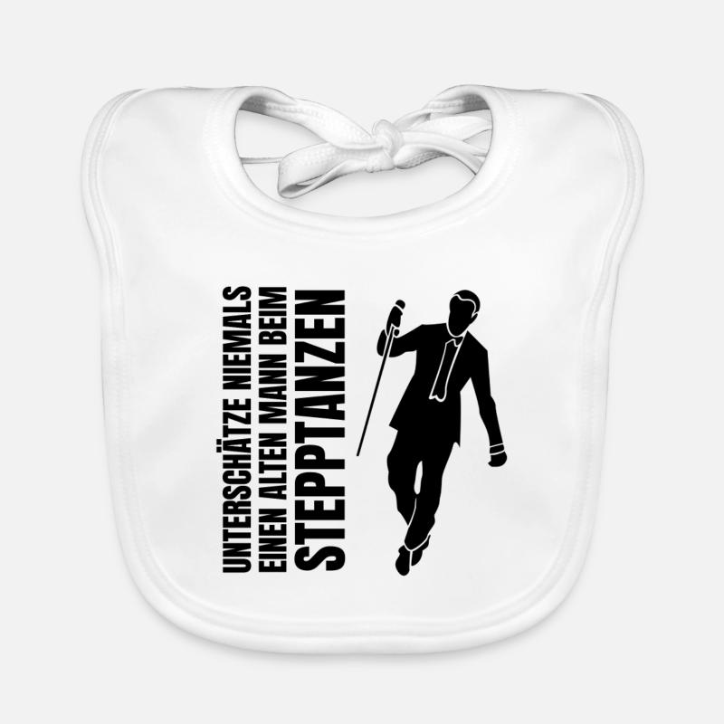 Dad Geschenk Stepptänzer Vater Stepptanz Papa Tanz Baby Bio-Lätzchen