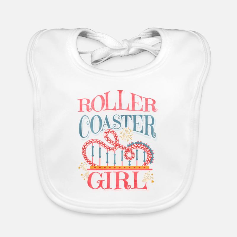 roller coaster Organic Baby Bibs