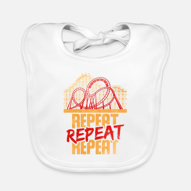 Achterbahn Lustige Achterbahn Geschenk Achterbahn Baby Bio-Lätzchen