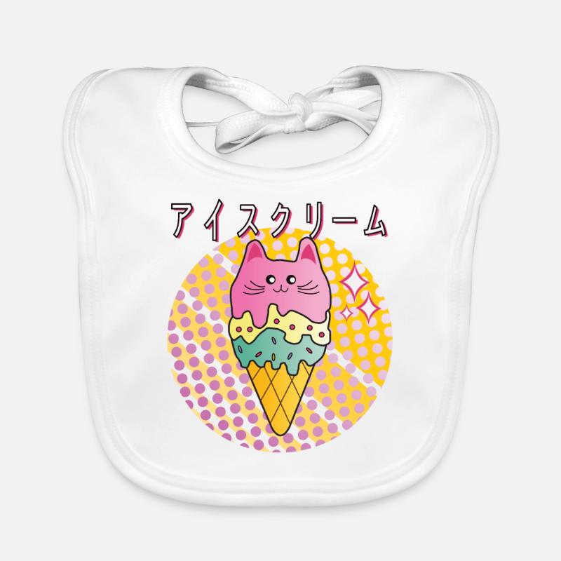 Kawaii Eiscreme Baby Bio-Lätzchen