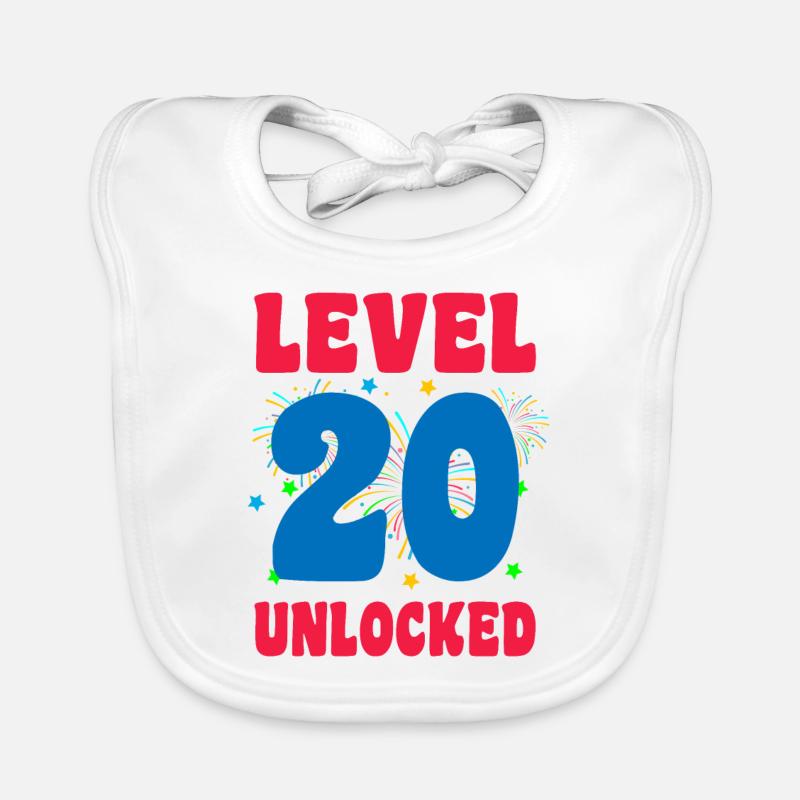 Happy birthday, 20 years old Organic Baby Bibs