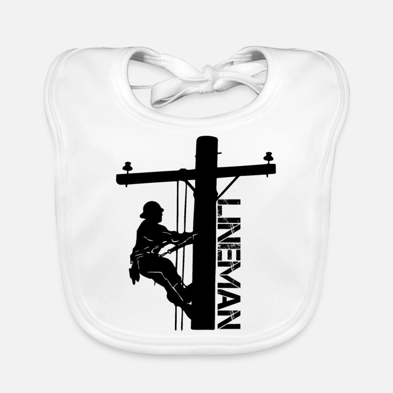 Lineman Organic Baby Bibs