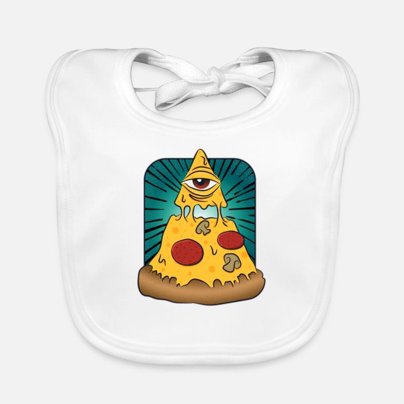 Dans Crust We Trust Bavoir bio Bébé