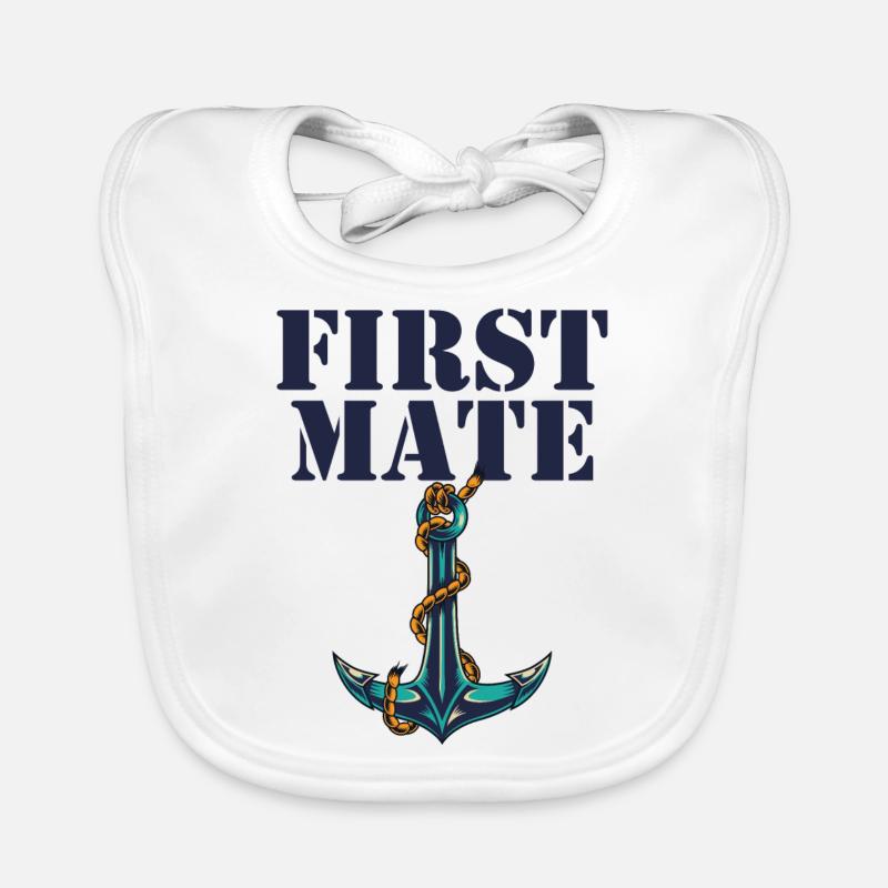First Mate Daddy Matching Organic Baby Bibs