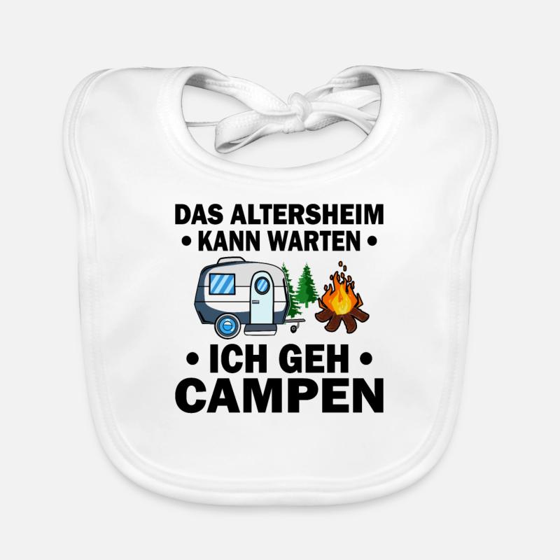 Camper und Rentner Baby Bio-Lätzchen