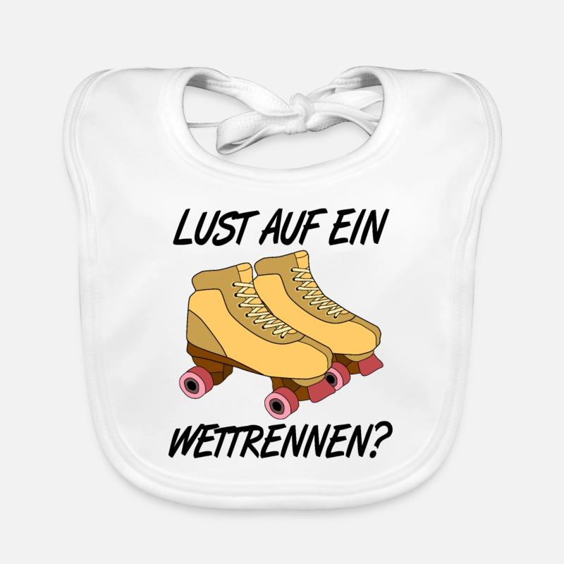 Rollschuhe Baby Bio-Lätzchen