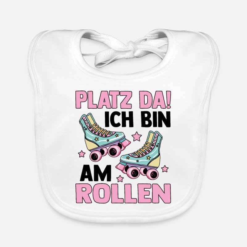 Rollschuhe Baby Bio-Lätzchen