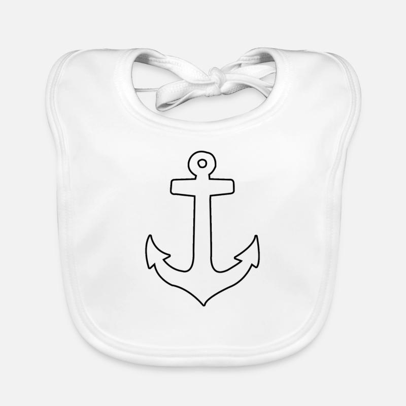 Ancre Bavoir bio Bébé