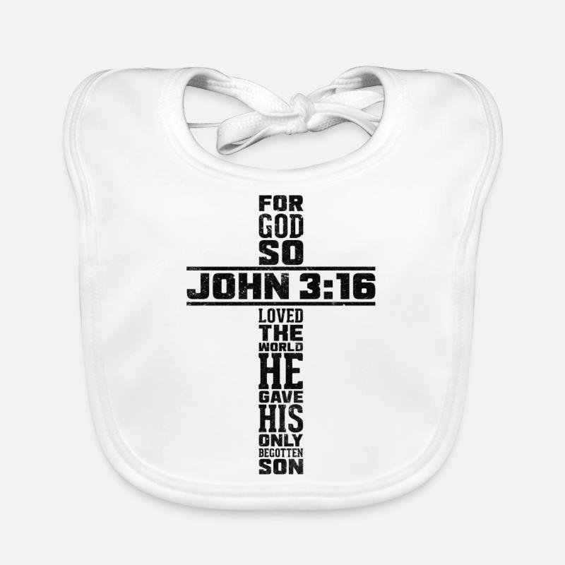 Jean Bible religieuse chrétiennevers Bavoir bio Bébé
