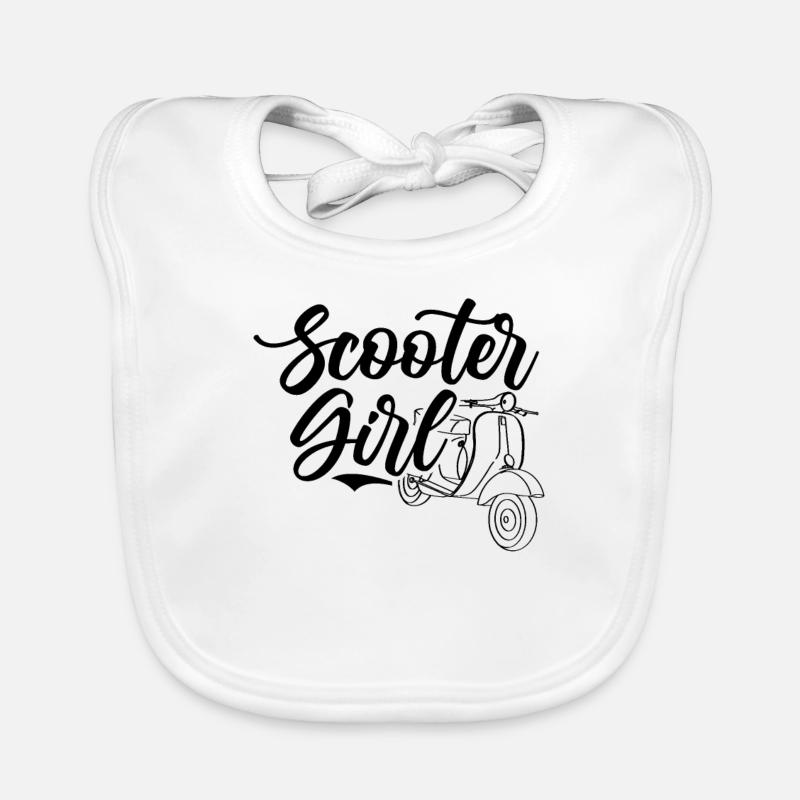 Scooter Mofa Mobylette Mobylette Cyclomoteur Bavoir bio Bébé