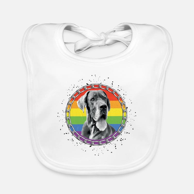 Great Dane ou Danish Great Dane Pride - brillant Bavoir bio Bébé