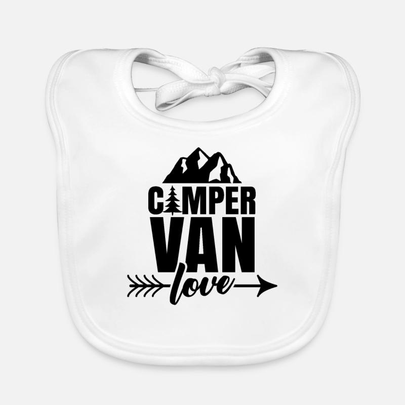 Campervan Love Camper Caravan Camper Van Organic Baby Bibs