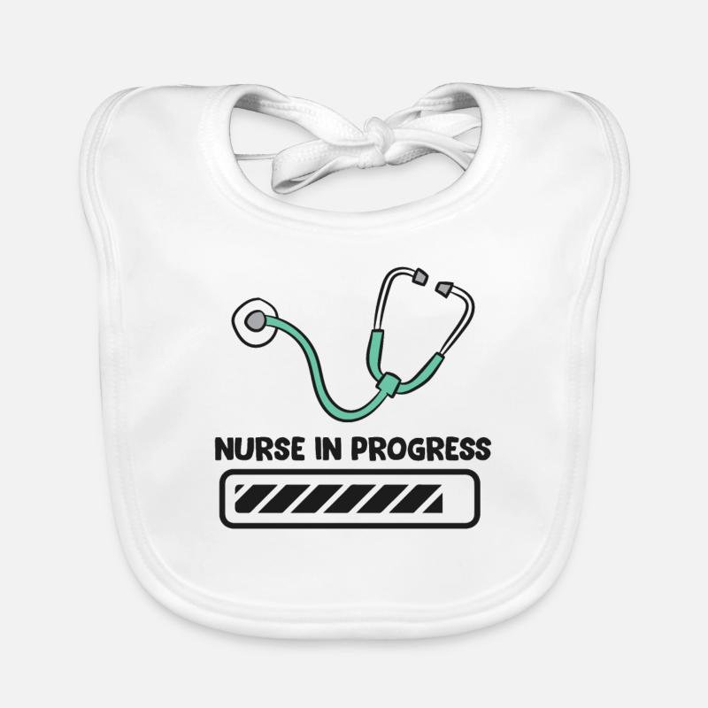 Future infirmière Bavoir bio Bébé