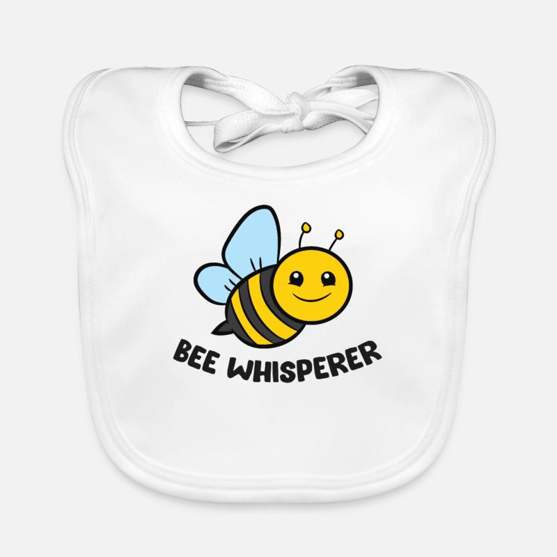 Funny Bee Lover Bee Whisperer Baby Bio-Lätzchen