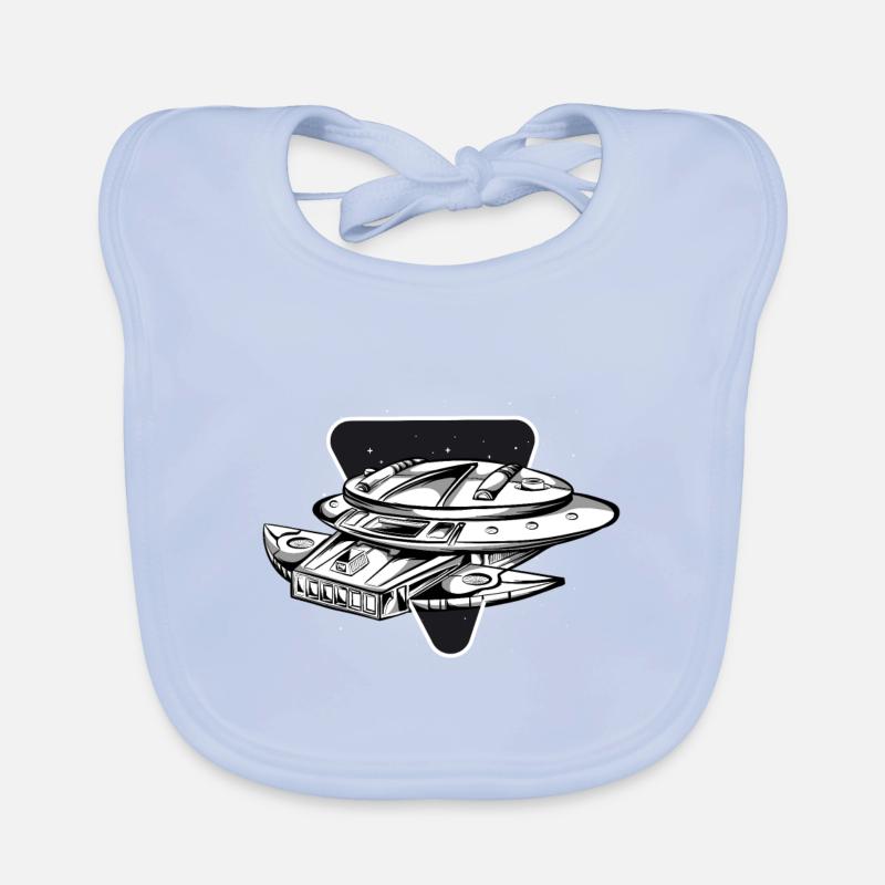 Space Raumschiff Baby Bio-Lätzchen