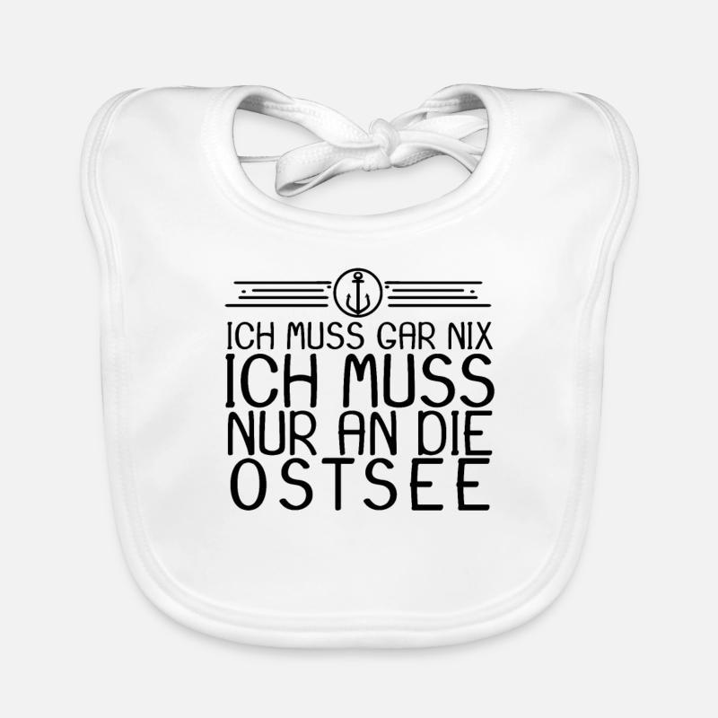 Ostsee Geschenk Baby Bio-Lätzchen