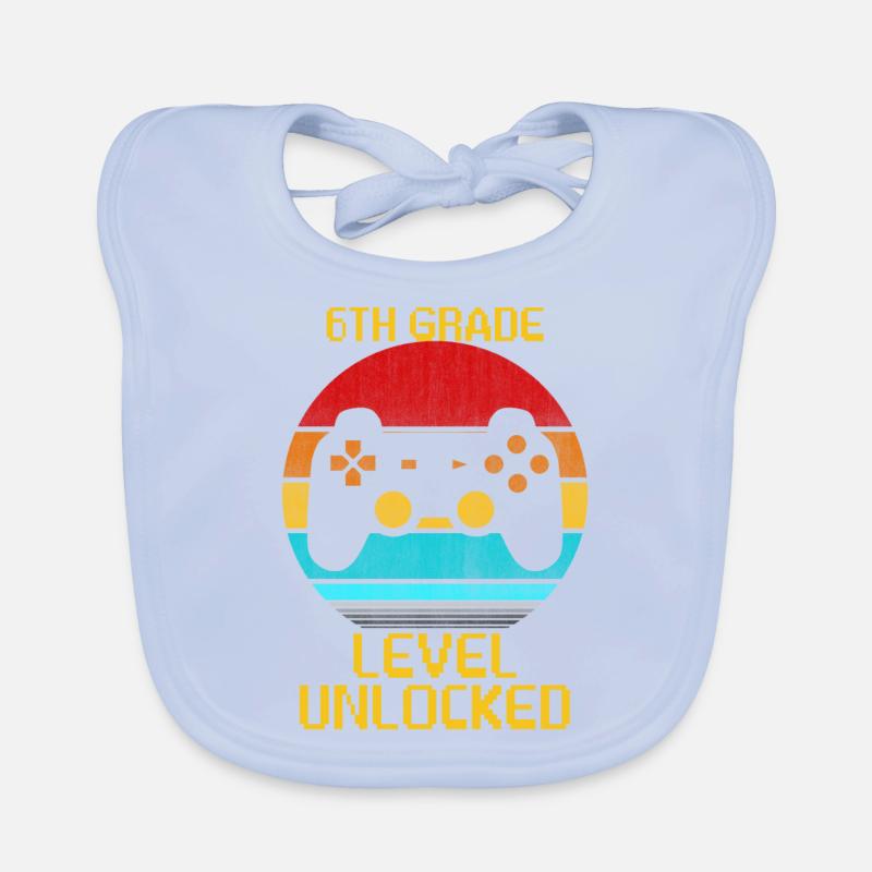 6th grade level unlocked Organic Baby Bibs