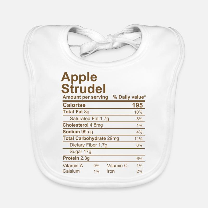 Apple Strudel Organic Baby Bibs