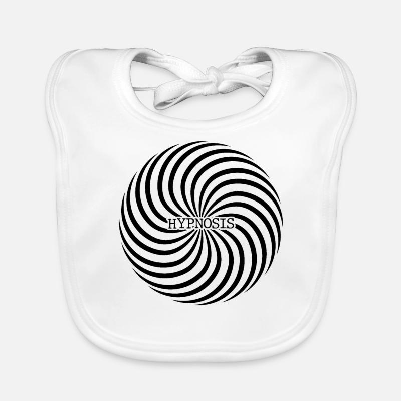 Hypnotize - Hypnosis - Optical Illusion - Self Baby Bio-Lätzchen