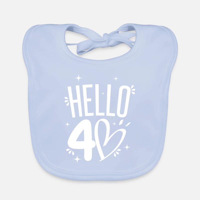 40e anniversaire Bavoir bio Bébé