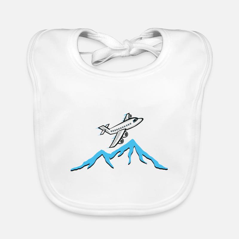 Airplane Organic Baby Bibs