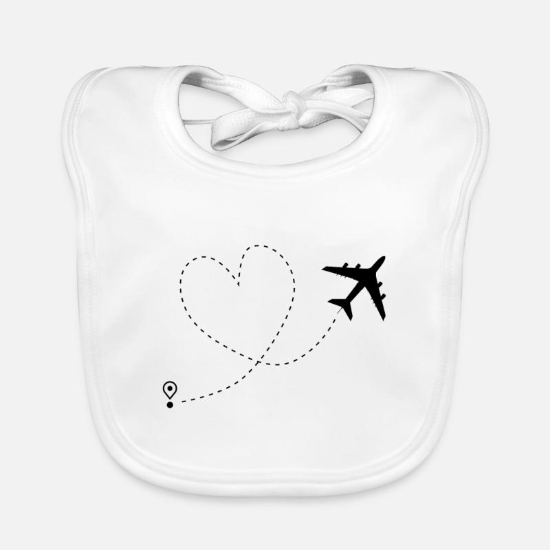 Flugzeug Baby Bio-Lätzchen