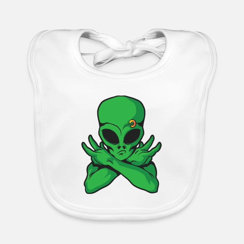 Alien Alien Pierce Organic Baby Bibs