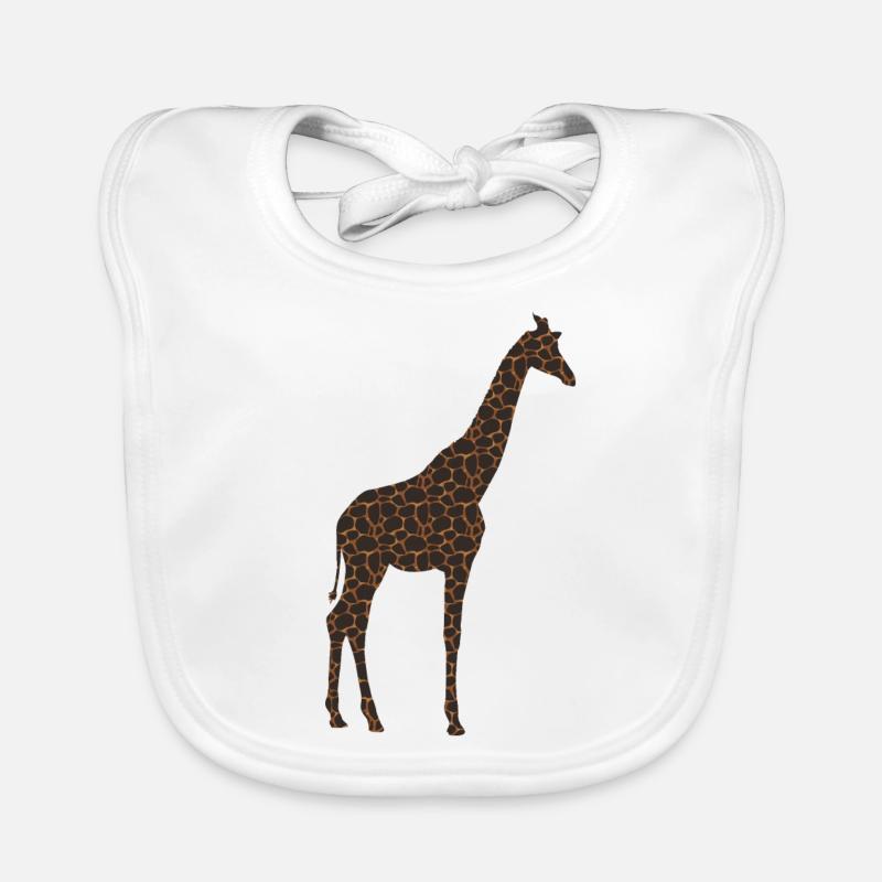 Giraffe Pattern Giraffe Organic Baby Bibs