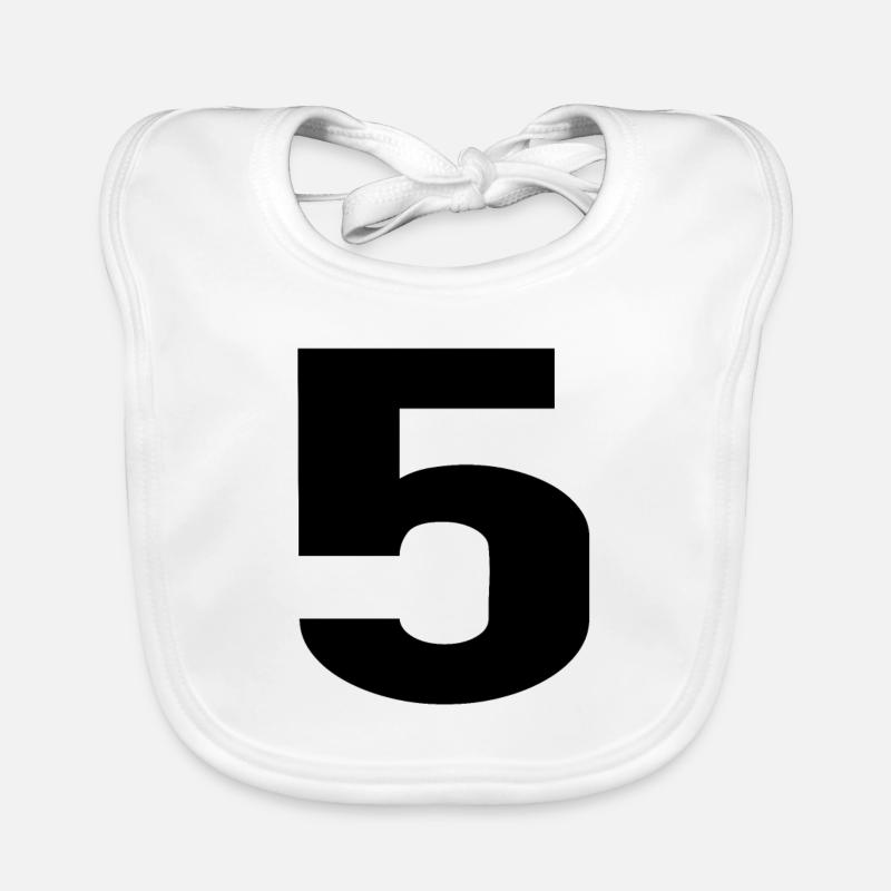 5 - Bavoir bio Bébé - blanc