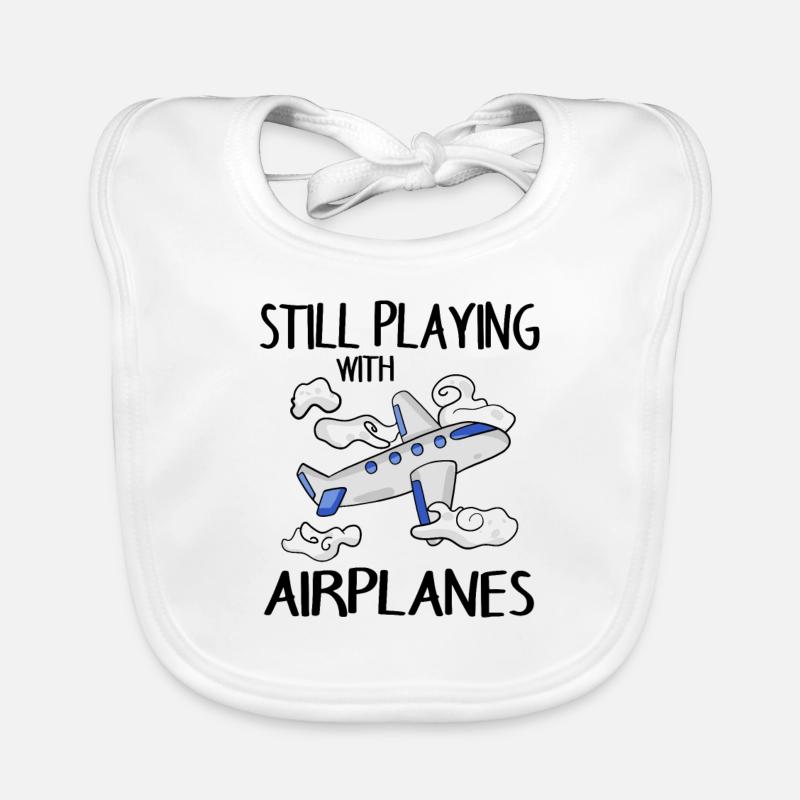 Airplane Organic Baby Bibs